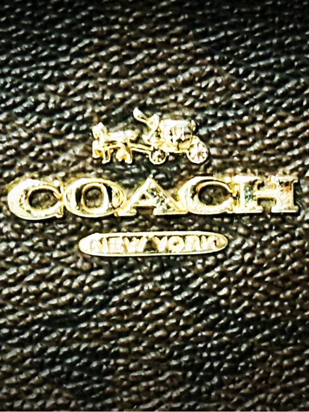Rare Coach Y2K soho shoulder Bag Brown and Black Signature Pearl-Accent - Picture 8 of 16